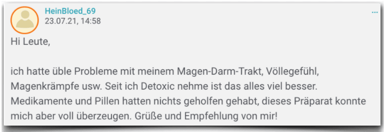 Detoxic Erfahrungsbericht Bewertung Erfahrungen Detoxic