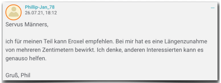 Eroxel Erfahrungsbericht Bewertung Erfahrungen Eroxel