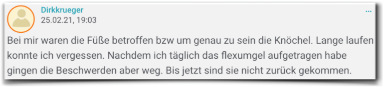 Flexumgel Erfahrungsbericht Bewertung Erfahrungen Flexumgel