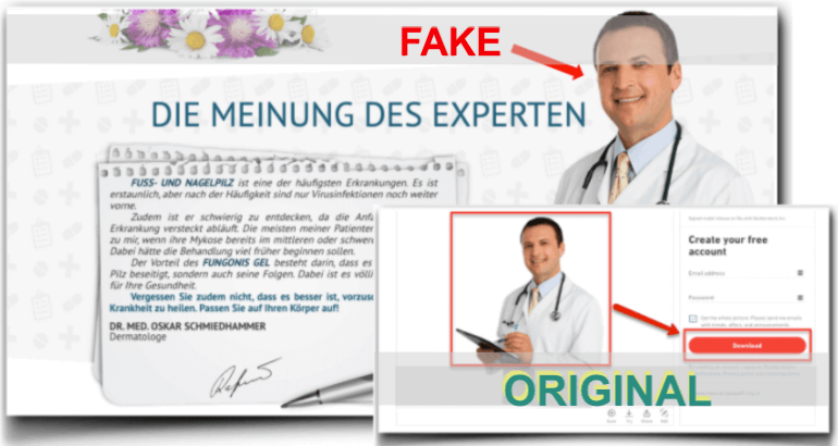 Fungonis Fake Expertenbericht