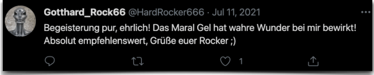 Maral Gel Erfahrungsbericht Bewertung Erfahrungen Maral Gel