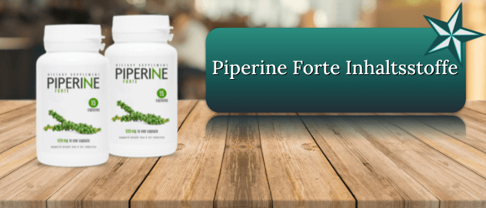 Piperine Forte Inhaltsstoffe