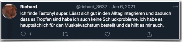 Testonyl Erfahrung Erfahrungen Erfahrungsbericht