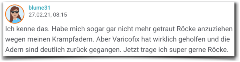 Varicofix Erfahrungsbericht Bewertung Erfahrungen Varicofix