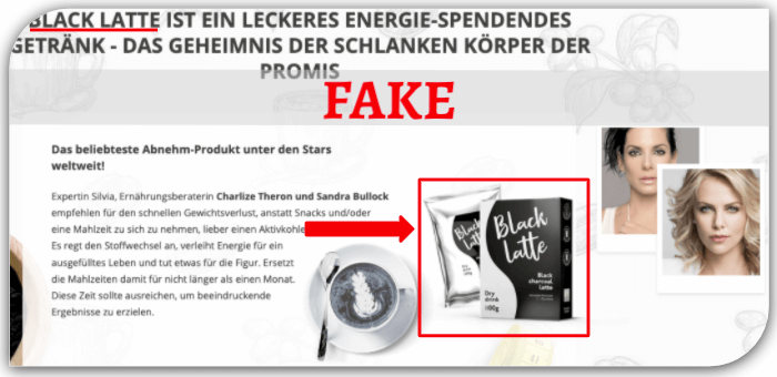 Black Latte Fake Promibericht