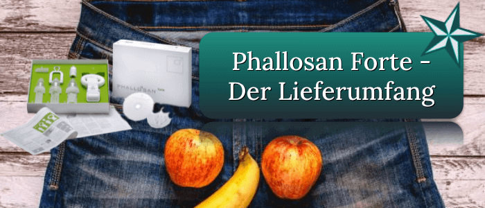 Phallosan Forte Lieferumfang