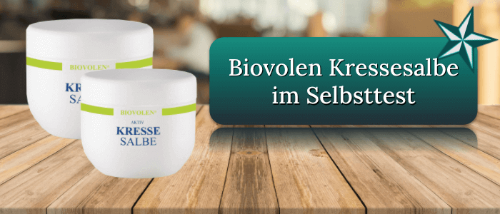 Biovolen Kressesalbe Test