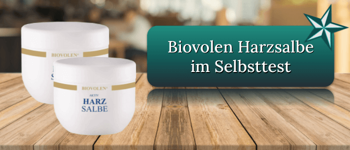 Biovolen Harzsalbe Test