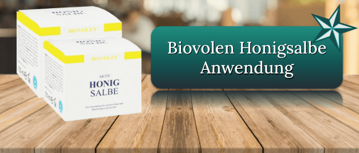 Biovolen Honigsalbe Anwendung
