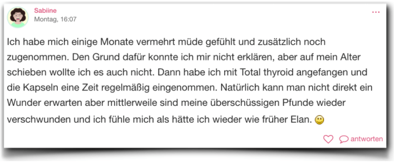 Total Thyroid Erfahrungen Erfahrung Erfahrungsbericht