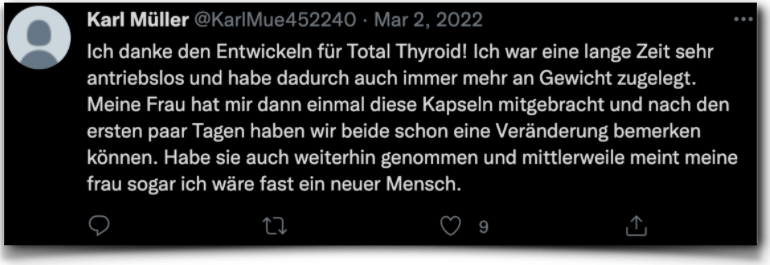 Total Thyroid Erfahrungsbericht Bewertung Erfahrung