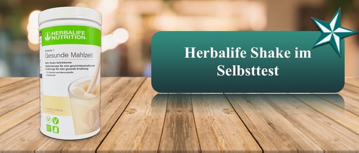 herbalife shake formula 1 selbsttest test bewertung erfahrung