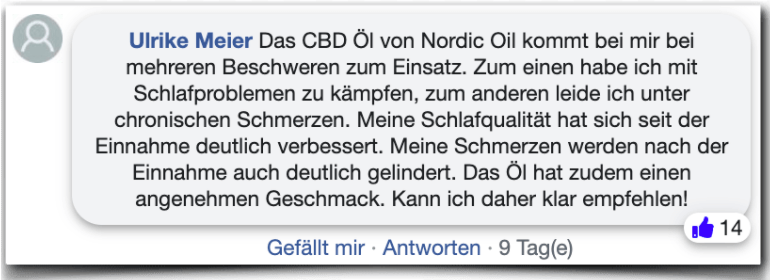 Nordic Oil Erfahrungsbericht Erfahrung Erfahrungen Nordic Oil