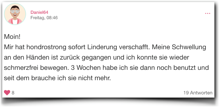 Hondrostrong Erfahrung Erfahrungen Erfahrungsberichte