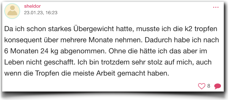 K2 Tropfen Erfahrungen Erfahrung Erfahrungsbericht K2 Tropfen