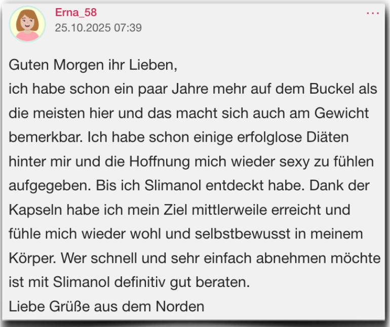 Slimanol Erfahrungsberichte Bewertung Erfahrungen Slimanol
