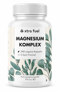 XTRA FUEL Abbild XTRA FUEL Magnesium Komplex Abbild Tabelle